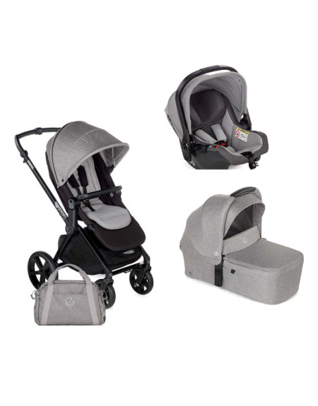 Muum buggy + Sweet carrycot + Koos iSize R1 baby carrier